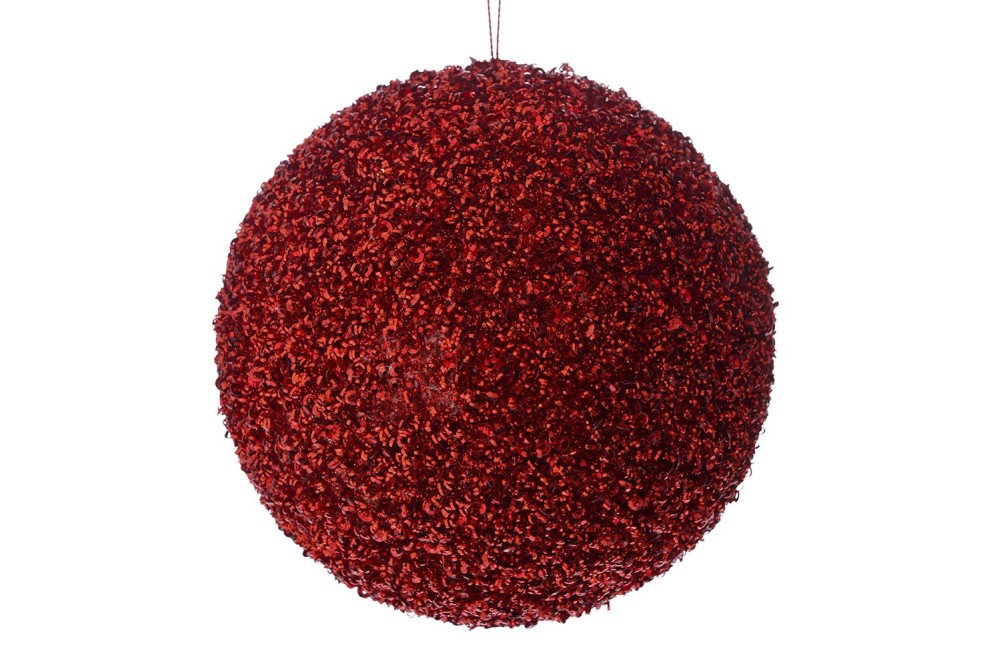 ΚΟΚΚΙΝΗ GLITTER FOAM ΜΠΑΛΑ 15ΕΚ