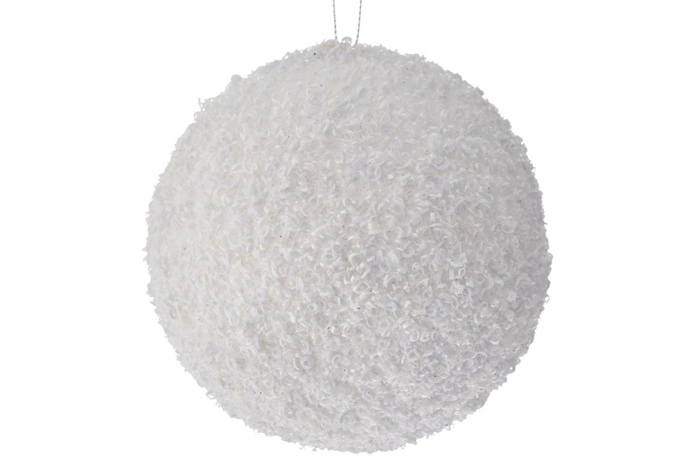 ΛΕΥΚΗ GLITTER FOAM ΜΠΑΛΑ 15ΕΚ