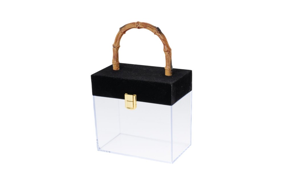 ΔΙΑΦΑΝΟ ΚΟΥΤΙ ΔΩΡΟΥ ΜΕ ΜΑΥΡΟ ΚΑΠΑΚΙ AND ΧΕΡΟΥΛΙ 17x10x26EK