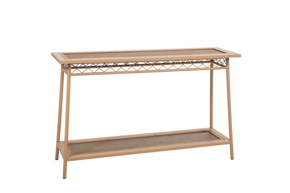 ΜΕΤΑΛΛΙΚΗ ΚΟΝΣΟΛΑ ΜΕ ΞΥΛΙΝΗ ΕΠΙΦΑΝΕΙΑ 120x35x75EK