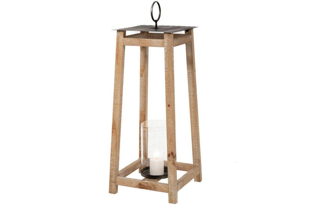 ΞΥΛΙΝΟ ΦΑΝΑΡΙ ΔΑΠΕΔΟΥ 41x41x106EK ME ΜΕΤΑΛΛΙΚΗ ΟΡΟΦΗ ΞΥΛΙΝΟ ΦΑΝΑΡΙ ΔΑΠΕΔΟΥ 41x41x106EK ME ΜΕΤΑΛΛΙΚΗ ΟΡΟΦΗ