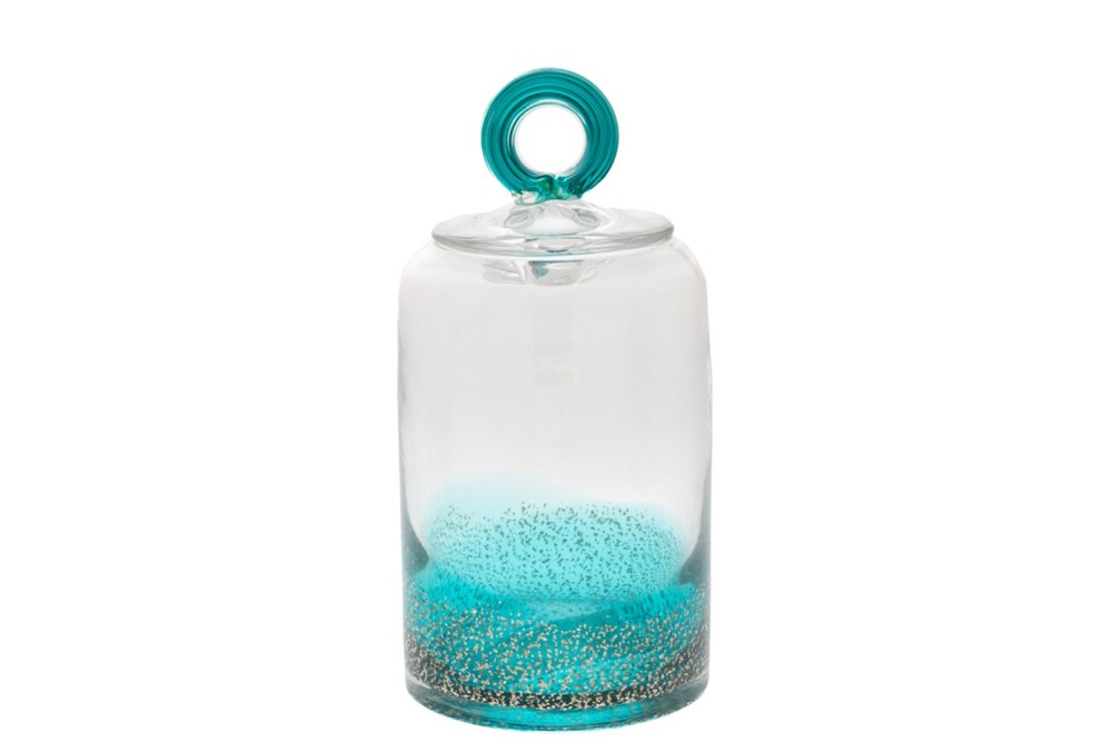 ΓΥΑΛΙΝΟ ΔΙΑΦΑΝΟ-ΤΥΡΚΟΥΑΖ ΒΑΖΟ ΜΕ ΚΑΠΑΚΙ Φ12Χ22.5ΕΚ