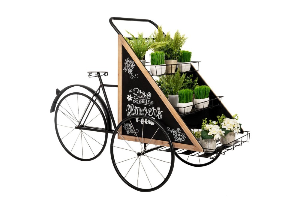 ΜΑΥΡΟ ΜΕΤΑΛΛΙΚΟ ΔΙΑΚΟΣΜΗΤΙΚΟ ΠΟΔΗΛΑΤΟ ΜΕ ΣΤΑΝΤ ΓΙΑ ΛΟΥΛΟΥΔΙΑ 165Χ68Χ168ΕΚ ΜΑΥΡΟ ΜΕΤΑΛΛΙΚΟ ΔΙΑΚΟΣΜΗΤΙΚΟ ΠΟΔΗΛΑΤΟ ΜΕ ΣΤΑΝΤ ΓΙΑ ΛΟΥΛΟΥΔΙΑ 165Χ68Χ168ΕΚ