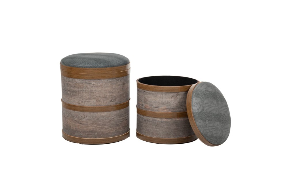 ΣΕΤ 2 ΞΥΛΙΝΟ ΚΑΦΕ ΣΚΑΜΠΩ ΜΕ ΔΕΡΜΑΤΙΝΟ ΓΚΡΙ ΚΑΘΙΣΜΑ 39Χ39Χ45 34.5Χ34.5Χ38ΕΚ ΣΕΤ 2 ΞΥΛΙΝΟ ΚΑΦΕ ΣΚΑΜΠΩ ΜΕ ΔΕΡΜΑΤΙΝΟ ΓΚΡΙ ΚΑΘΙΣΜΑ 39Χ39Χ45 34.5Χ34.5Χ38ΕΚ