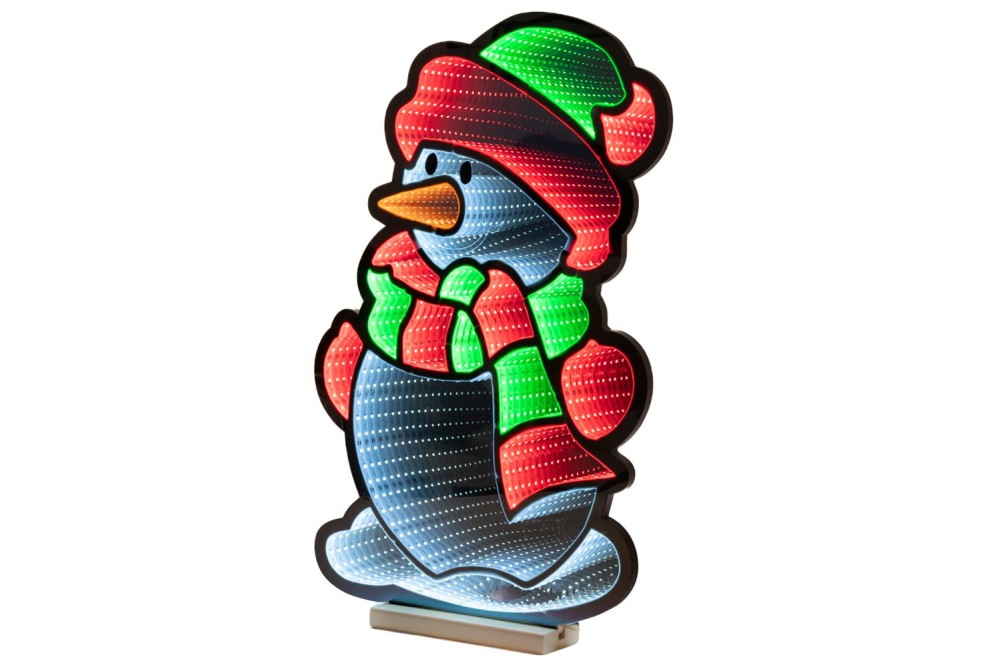 ΦΩΤΙΖΟΜΕΝΟΣ ΧΙΟΝΑΝΘΡΩΠΟΣ 39Χ60ΕΚ ΣΕ ΞΥΛΙΝΗ ΒΑΣΗ