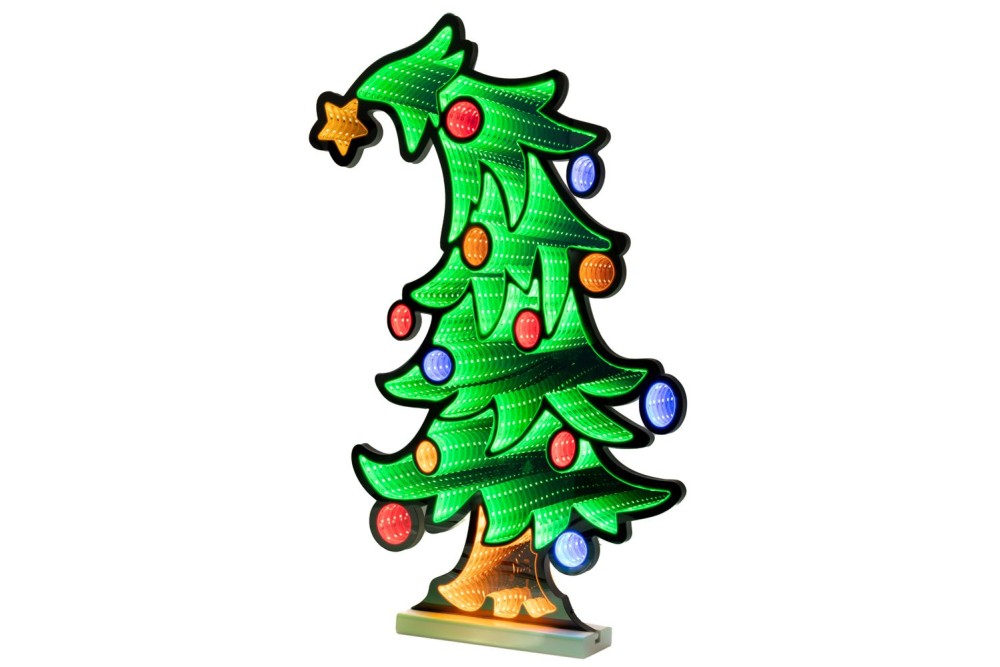 ΦΩΤΙΖΟΜΕΝΟ ΔΕΝΔΡΟ 40Χ60ΕΚ ΣΕ ΞΥΛΙΝΗ ΒΑΣΗ