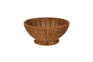 ΜΠΩΛ ΚΑΦΕ RATTAN  Φ24,5x12cm. ΠΛΑΣΤΙΚΟ