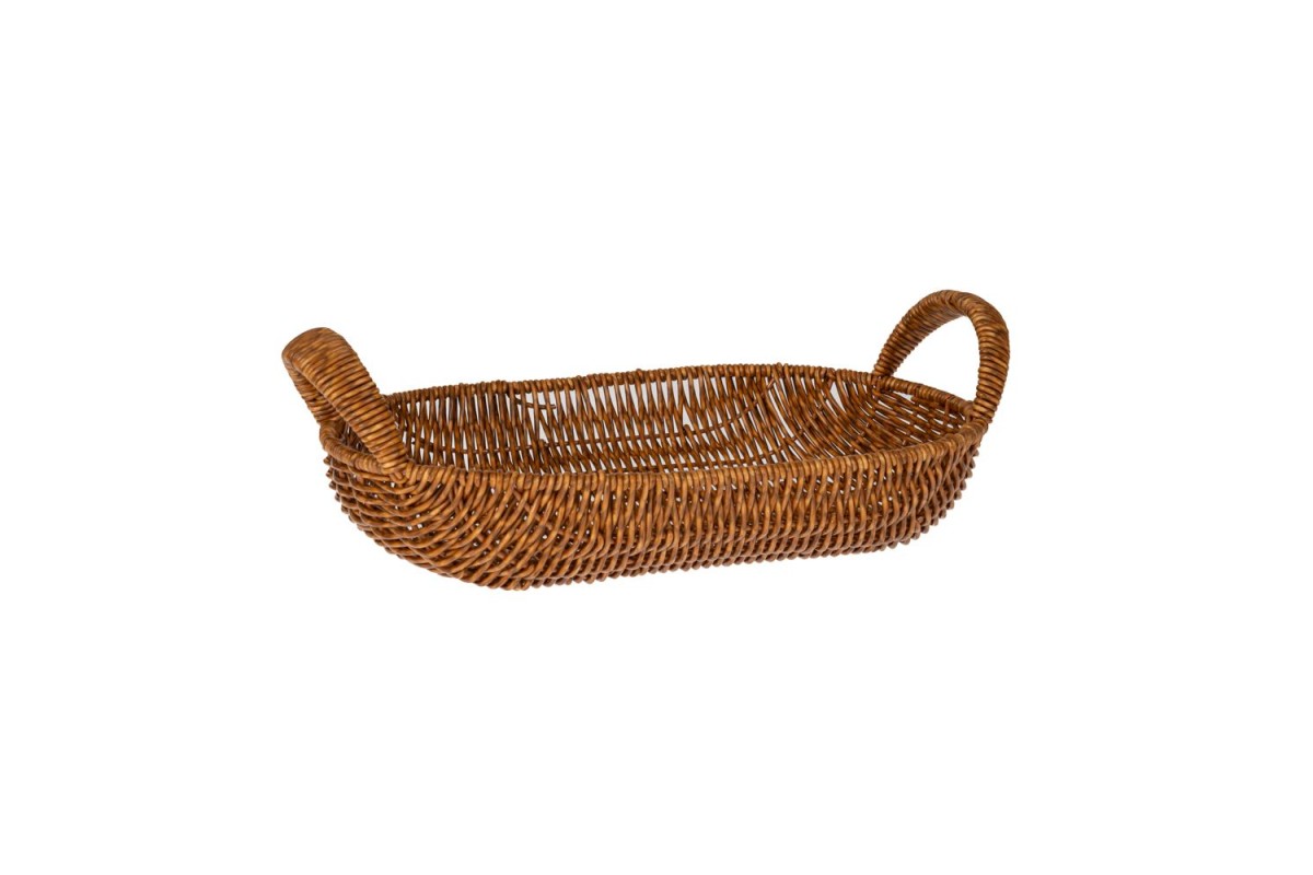 ΠΑΝΕΡΙ ΚΑΦΕ RATTAN ΠΛΑΣΤΙΚΟ 36x21x6,5/12cm.