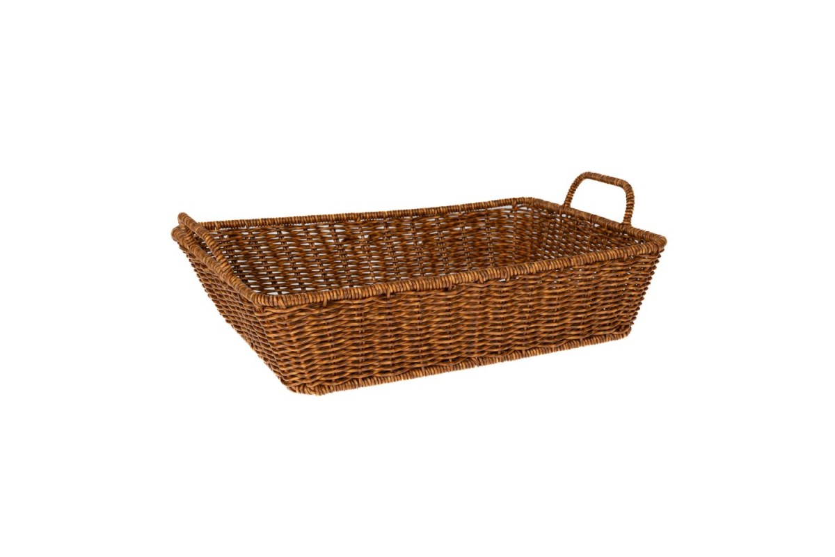 ΠΑΝΕΡΙ ΚΑΦΕ RATTAN ΟΡΘΟΓΩΝΙΟ 37x27x8,5/12cm.