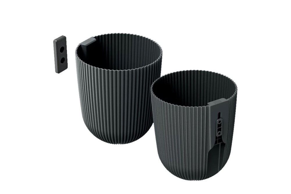 MILLY WALL CARBON ΠΛΑΣΤΙΚΟ ΚΑΣΠΩ Φ15Χ18ΕΚ