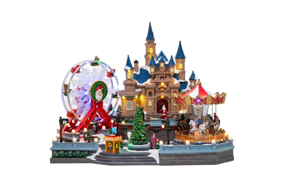 ΦΩΤΙΖΟΜΕΝΟ LUNA PARK ΜΕ ΜΟΥΣΙΚΗ ΚΑΙ ΚΙΝΗΣΗ 59Χ37Χ47ΕΚ.ΜΕ ΑΝΤΑΠΤΟΡΑ ΡΕΥΜΑΤΟΣ