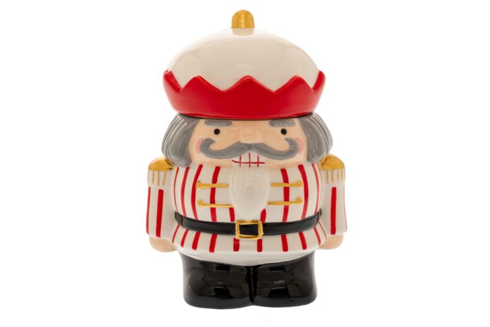 ΚΟΚΙΝΗ ΡΙΓΕ ΚΕΡΑΜΙΚΗ ΜΠΙΣΚΟΤΙΕΡΑ ΜΕ ΚΑΠΑΚΙ ΣΕ ΣΧΗΜΑ ΚΑΡΥΟΘΡΑΥΣΤΗ 15X12,5X20EK