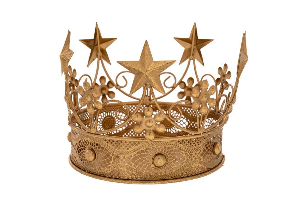 ΧΡΥΣΗ ΜΕΤΑΛΛΙΚΗ ΚΟΡΩΝΑ 22Χ22Χ15.5ΕΚ ΧΡΥΣΗ ΜΕΤΑΛΛΙΚΗ ΚΟΡΩΝΑ 22Χ22Χ15.5ΕΚ