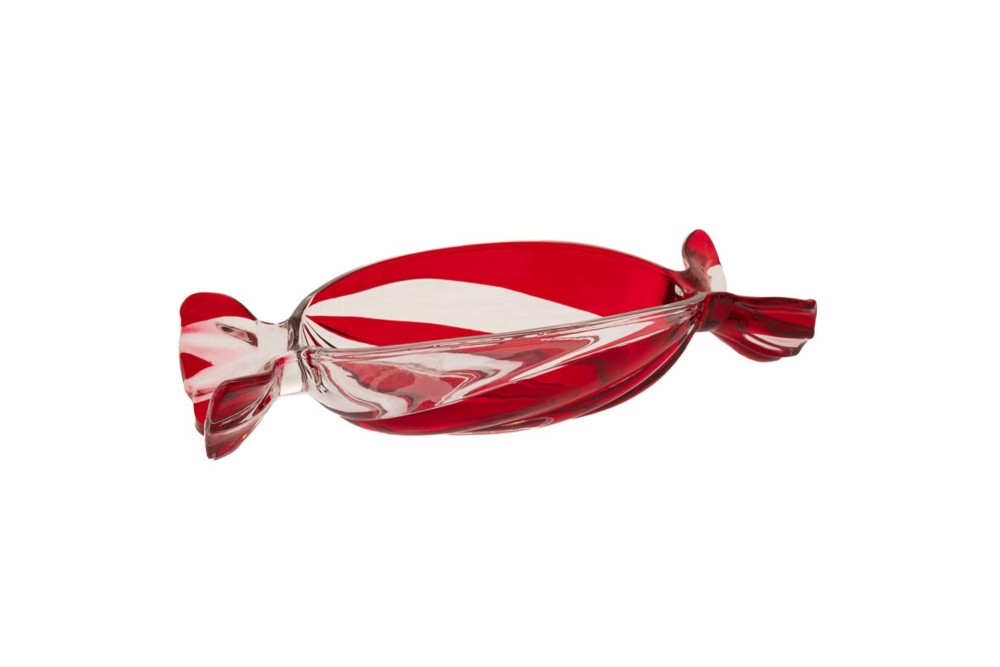 ΛΕΥΚΗ ΚΟΚΚΙΝΗ ΓΥΑΛΙΝΗ ΠΙΑΤΕΛΑ ΚΑΡΑΜΕΛΑ 34Χ14Χ7.5ΕΚ