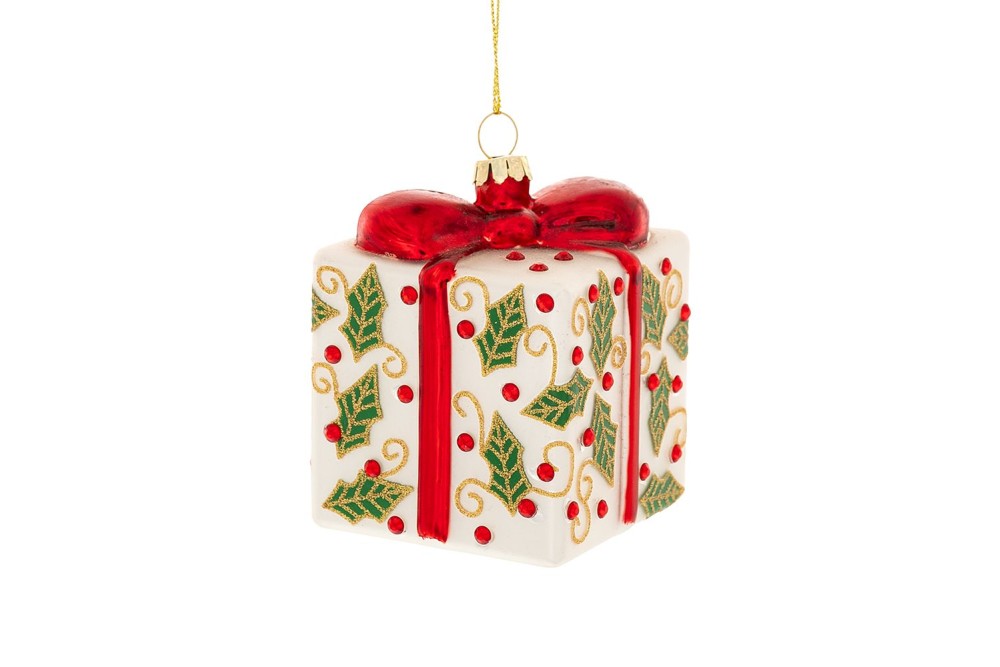 ΠΟΛΥΧΡΩΜΟ ΓΥΑΛΙΝΟ ΚΡΕΜΑΣΤΟ ΣΤΟΛΙΔΙ ΔΩΡΟ 6Χ6Χ8ΕΚ