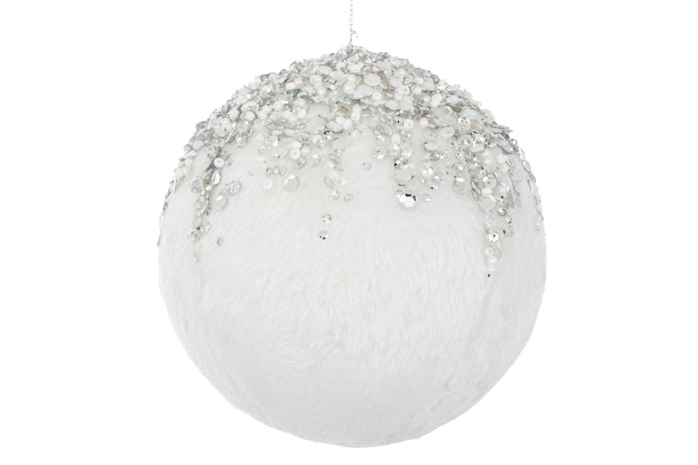 ΛΕΥΚΗ ΑΣΗΜΕΝΙΑ ΥΦΑΣΜΑΤΙΝΗ ΚΡΕΜΑΣΤΗ ΜΠΑΛΑ 12ΕΚ