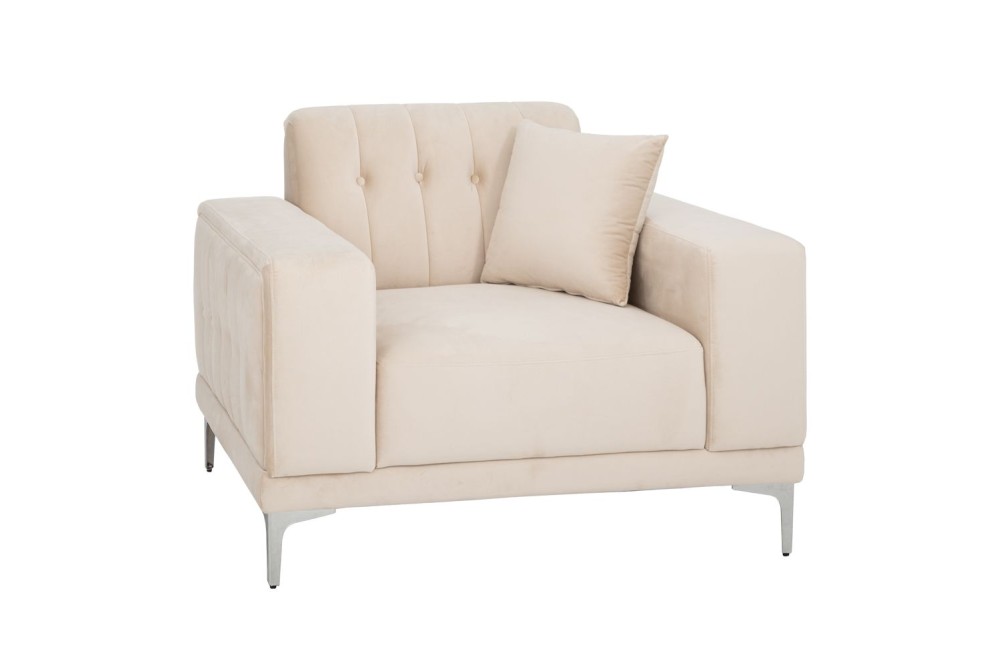 ΚΡΕΜ ΒΕΛΟΥΔΙΝΗ ΠΟΛΥΘΡΟΝΑ ΜΕ ΑΣΗΜΙ ΜΕΤΑΛΛΙΚΑ ΠΟΔΙΑ 114Χ86Χ85ΕΚ LEGS KD ΚΡΕΜ ΒΕΛΟΥΔΙΝΗ ΠΟΛΥΘΡΟΝΑ ΜΕ ΑΣΗΜΙ ΜΕΤΑΛΛΙΚΑ ΠΟΔΙΑ 114Χ86Χ85ΕΚ LEGS KD