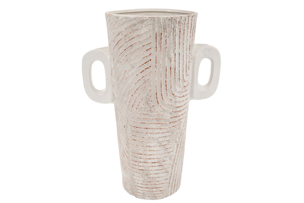 ΛΕΥΚΟ ΚΕΡΑΜΙΚΟ ΒΑΖΟ 32Χ19Χ44ΕΚ ΛΕΥΚΟ ΚΕΡΑΜΙΚΟ ΒΑΖΟ 32Χ19Χ44ΕΚ