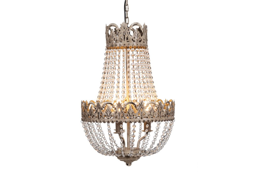 VINTAGE ΠΟΛΥΕΛΑΙΟΣ ΜΕ 3 ΛΑΜΠΕΣ ΚΑΙ ΚΡΥΣΤΑΛΑΚΙΑ Φ40Χ66 ΕΚ