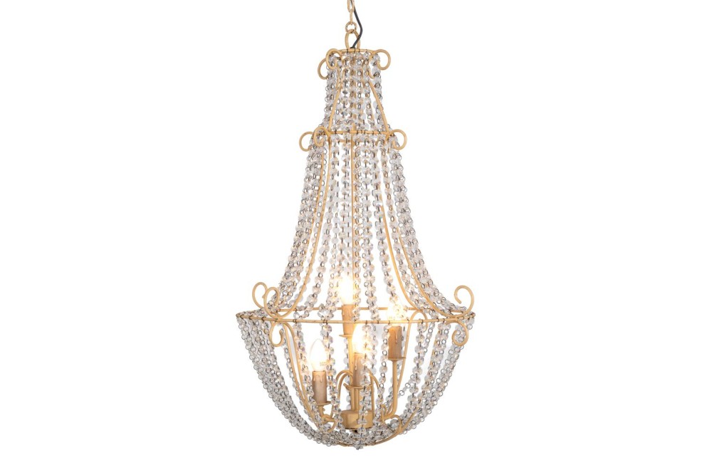 VINTAGE ΠΟΛΥΕΛΑΙΟΣ ΜΕ 4 ΛΑΜΠΕΣ ΚΑΙ ΚΡΥΣΤΑΛΑΚΙΑ Φ60Χ93 ΕΚ