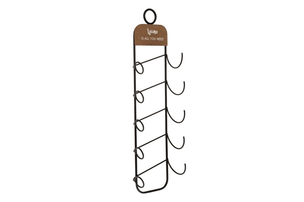 ΜΑΥΡΗ ΜΕΤΑΛΛΙΚΗ ΜΠΟΥΚΑΛΟΘΗΚΗ ΤΟΙΧΟΥ 5 ΘΕΣΕΩΝ 19,5Χ12Χ71ΕΚ