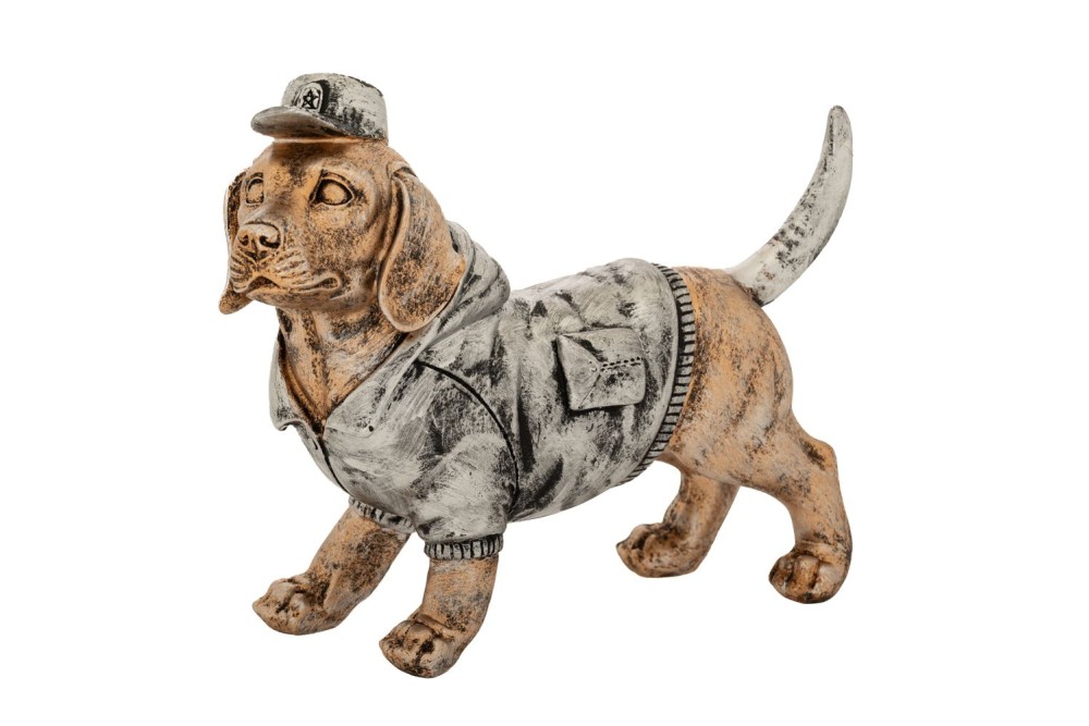 ΧΡΥΣΟΣ ΠΟΛΥΡΕΖΙΝ ΣΚΥΛΟΣ ΜΕ ΚΑΠΕΛΟ 25Χ9Χ19ΕΚ