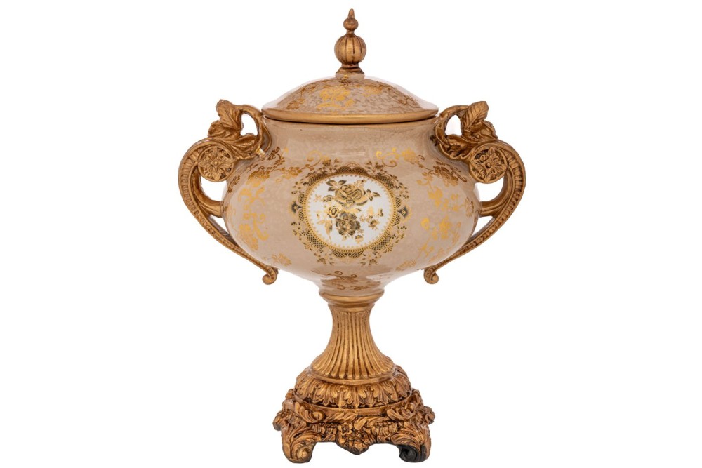 ΔΙΑΚΟΣΜΗΤΙΚΗ ΠΟΛΥΡΕΖΙΝ ΣΟΚΟΛΑΤΙΕΡΑ ΜΕ ΚΑΠΑΚΙ ΚΑΙ ΠΟΔΙ 34Χ26ΕΚ