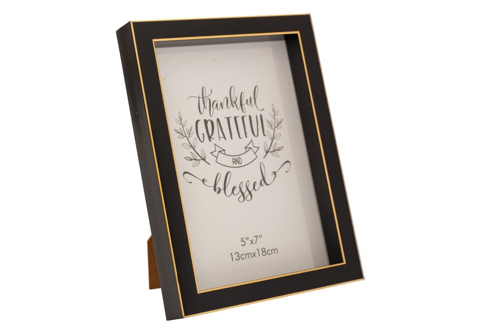 ΜΑΥΡΗ ΠΛΑΣΤΙΚΗ ΚΟΡΝΙΖΑ ΜΕ ΧΡΥΣΗ ΛΕΠΤΟΜΕΡΕΙΑ 13Χ18ΕΚ