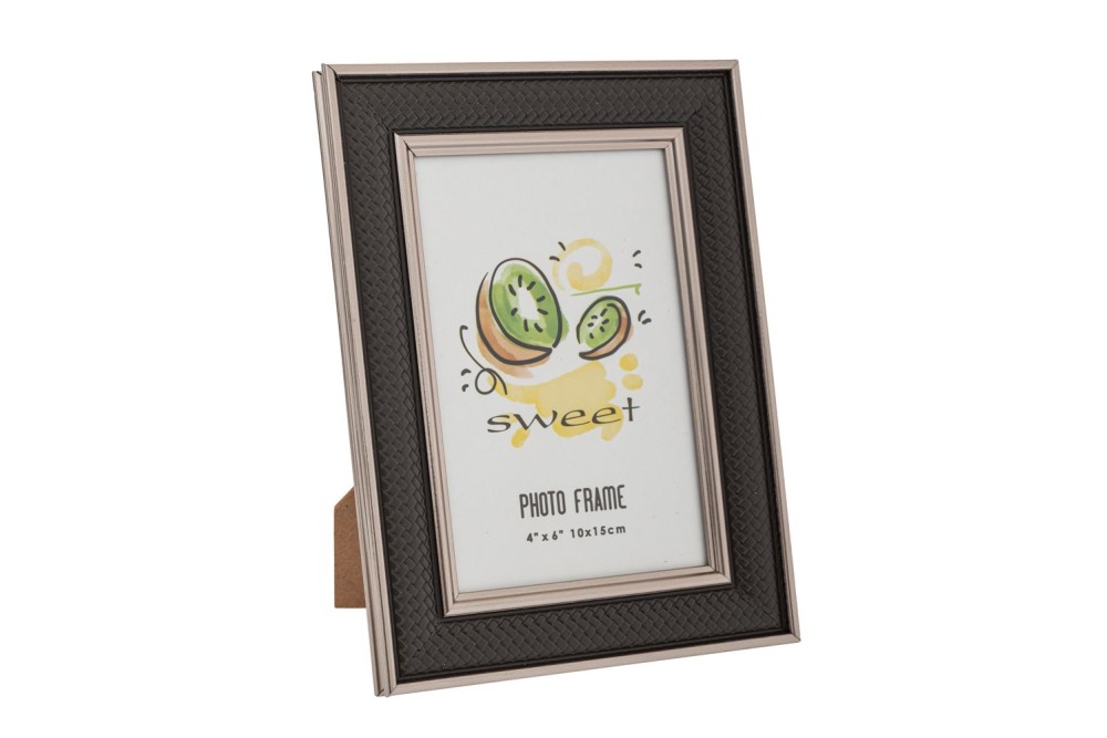 ΓΚΡΙ ΜΕ ΧΡΥΣΟ ΓΕΙΣΟ ΠΛΑΣΤΙΚΗ ΚΟΡΝΙΖΑ 10Χ15ΕΚ