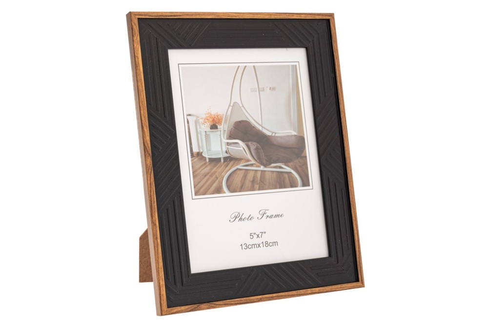 ΜΑΥΡΗ ΜΕ ΧΡΥΣΟ ΓΕΙΣΟ ΠΛΑΣΤΙΚΗ ΚΟΡΝΙΖΑ 13Χ18ΕΚ