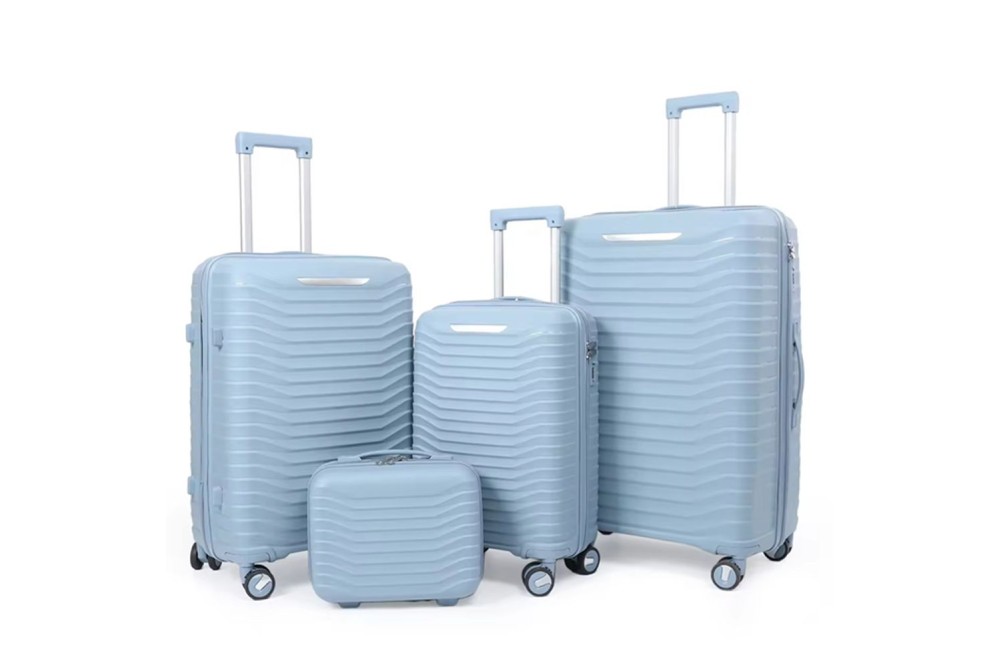 ΣΕΤ 4 ΓΚΡΙ ΜΠΛΕ ΒΑΛΙΤΣΑ ΜΕ 4ΡΟΔΕΣ 74Χ50Χ30 65Χ44Χ27 55Χ38Χ23 25Χ32Χ16ΕΚ ΣΕΤ 4 ΓΚΡΙ ΜΠΛΕ ΒΑΛΙΤΣΑ ΜΕ 4ΡΟΔΕΣ 74Χ50Χ30 65Χ44Χ27 55Χ38Χ23 25Χ32Χ16ΕΚ