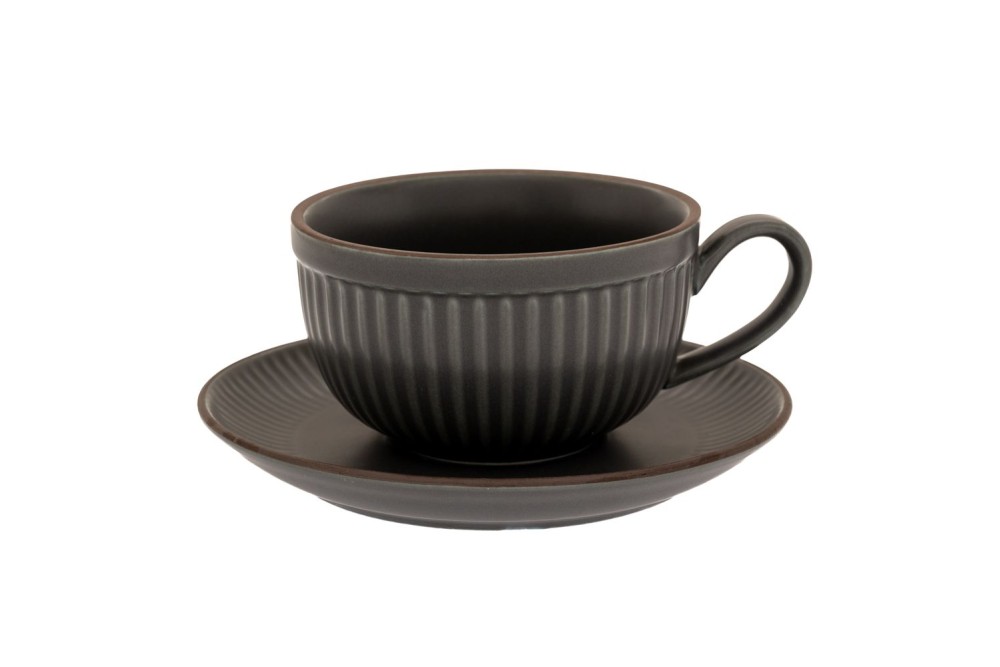 ΓΚΡΙ ΚΕΡΑΜΙΚΟ ΦΛΥΤΖΑΝΙ ΜΕ ΑΝΑΓΛΥΦΕΣ ΡΙΓΕΣ ΚΑΙ ΠΙΑΤΑΚΙ