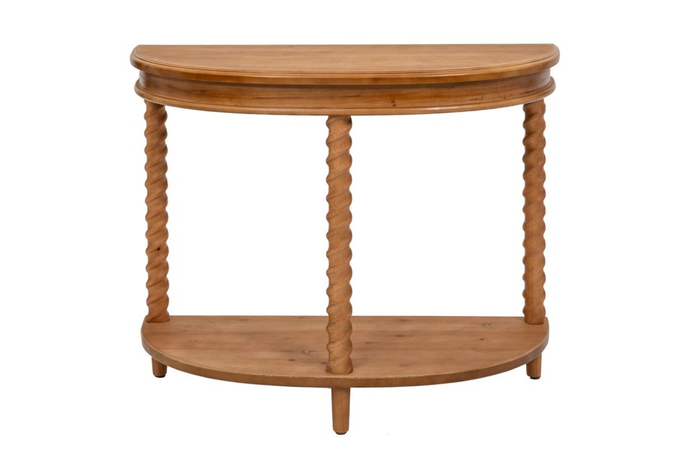 ΚΑΦΕ ΞΥΛΙΝΗ ΗΜΙΚΥΚΛΙΑ ΚΟΝΣΟΛΑ 97Χ40,5Χ66ΕΚ