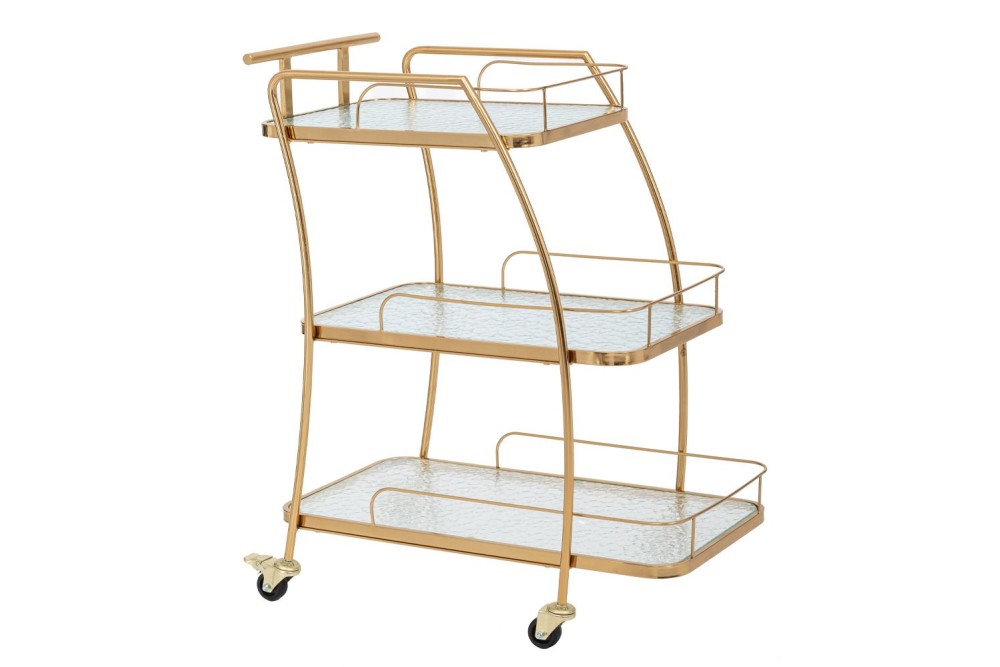 ΧΡΥΣΟ ΜΕΤΑΛΛΙΚΟ ΤΡΑΠΕΖΑΚΙ ΤΡΟΛΕΙ ΜΕ 3 ΕΠΙΠΕΔΑ ΜΕ ΕΠΙΦΑΝΕΙΑ ΚΑΘΡΕΦΤΗ 72Χ41Χ86ΕΚ ΧΡΥΣΟ ΜΕΤΑΛΛΙΚΟ ΤΡΑΠΕΖΑΚΙ ΤΡΟΛΕΙ ΜΕ 3 ΕΠΙΠΕΔΑ ΜΕ ΕΠΙΦΑΝΕΙΑ ΚΑΘΡΕΦΤΗ 72Χ41Χ86ΕΚ