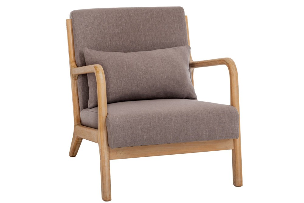 ΞΥΛΙΝΗ ΠΟΛΥΘΡΟΝΑ ΜΕ ΓΚΡΙ ΥΦΑΣΜΑ  66Χ87Χ74ΕΚ