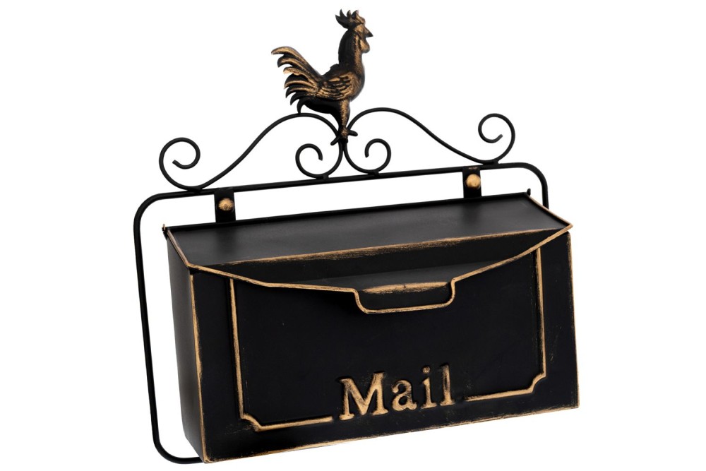 ΜΑΥΡΟ ΜΕΤΑΛΛΙΚΟ ΓΡΑΜΜΑΤΟΚΙΒΩΤΙΟ ΤΟΙΧΟΥ 33Χ33Χ13ΕΚ