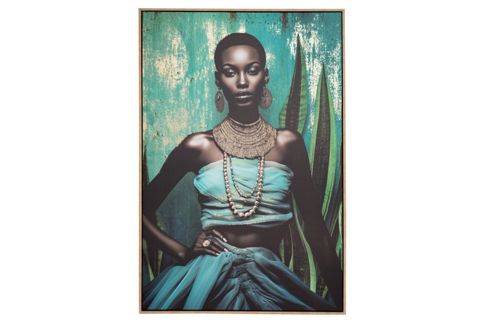 BLACK WOMAN ΧΡΥΣΟΤΥΠΙΑ 83Χ123ΕΚ ΜΕ ΚΟΡΝΙΖΑ ΣΕ ΤΥΠΩΜΕΝΟ ΚΑΜΒΑ BLACK WOMAN ΧΡΥΣΟΤΥΠΙΑ 83Χ123ΕΚ ΜΕ ΚΟΡΝΙΖΑ ΣΕ ΤΥΠΩΜΕΝΟ ΚΑΜΒΑ