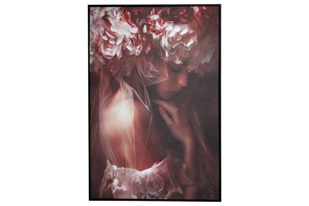 SHY GIRL ΠΙΝΑΚΑΣ 83Χ123ΕΚ ΜΕ ΜΑΥΡΗ ΚΟΡΝΙΖΑ ΣΕ ΤΥΠΩΜΕΝΟ ΚΑΜΒΑ SHY GIRL ΠΙΝΑΚΑΣ 83Χ123ΕΚ ΜΕ ΜΑΥΡΗ ΚΟΡΝΙΖΑ ΣΕ ΤΥΠΩΜΕΝΟ ΚΑΜΒΑ