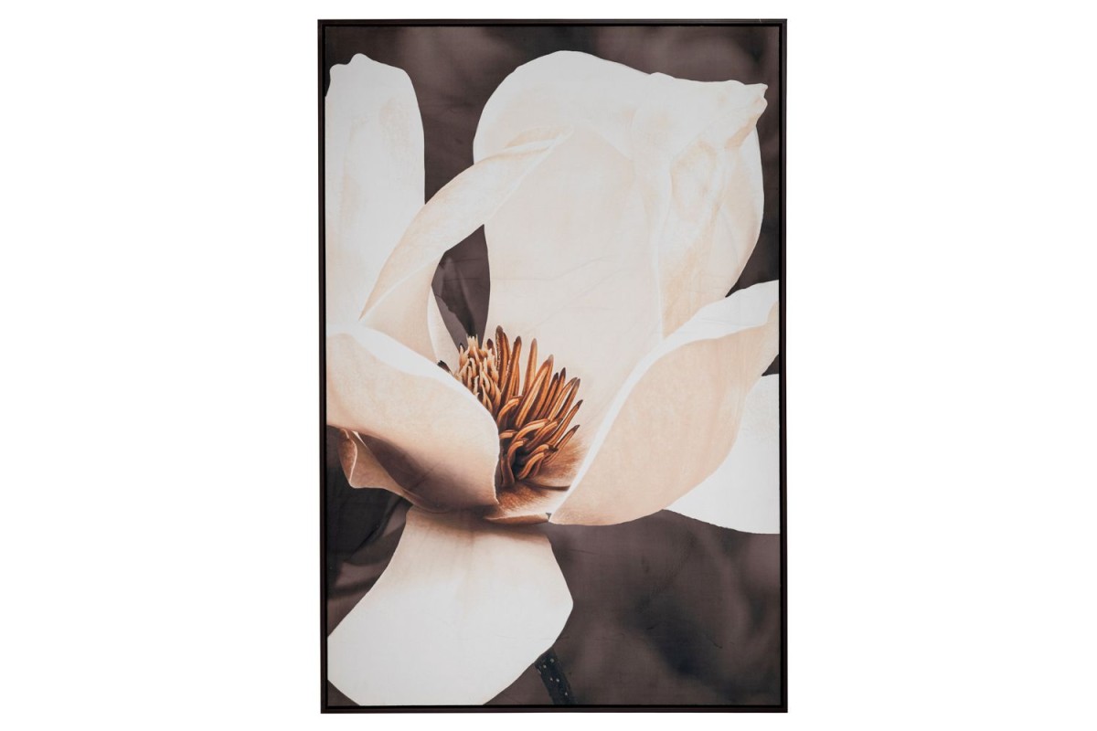 MAGNOLIA ΠΙΝΑΚΑΣ 83Χ123ΕΚ ME ΚΟΡΝΙΖΑ ΣΕ ΤΥΠΩΜΕΝΟ ΚΑΜΒΑ