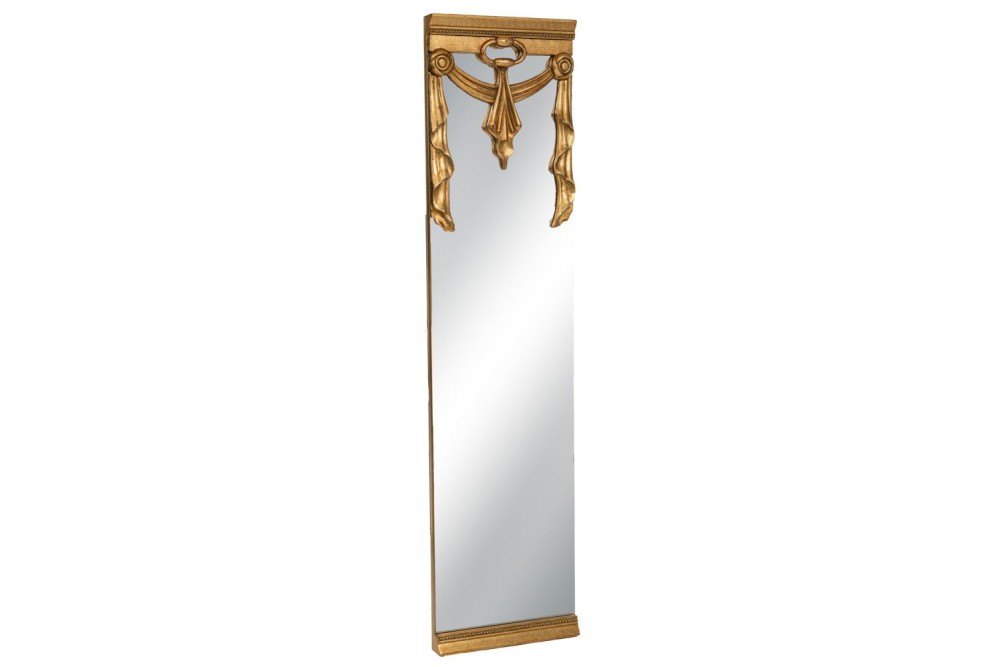 ΧΡΥΣΟΣ VINTAGE MDF ΚΑΙ ΠΟΛΥΡΕΖΙΝ ΚΑΘΡΕΦΤΗΣ ΤΟΙΧΟΥ 30Χ5Χ122ΕΚ