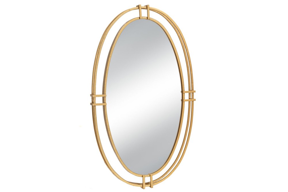 ΧΡΥΣΟΣ ΜΕΤΑΛΛΙΚΟΣ ΟΒΑΛ ΚΑΘΡΕΦΤΗΣ ΤΟΙΧΟΥ 52Χ5Χ87ΕΚ ΧΡΥΣΟΣ ΜΕΤΑΛΛΙΚΟΣ ΟΒΑΛ ΚΑΘΡΕΦΤΗΣ ΤΟΙΧΟΥ 52Χ5Χ87ΕΚ