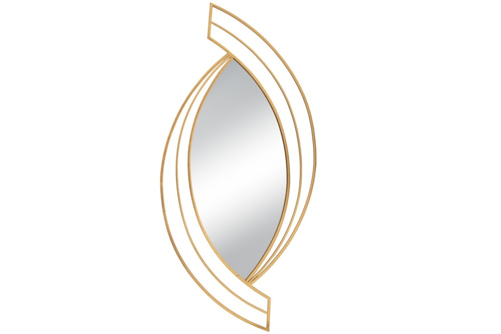 ΧΡΥΣΟΣ ΜΕΤΑΛΛΙΚΟΣ ΚΑΘΡΕΦΤΗΣ ΤΟΙΧΟΥ ΣΕ ΣΧΗΜΑ ΔΑΚΡΥ 53Χ2Χ116ΕΚ