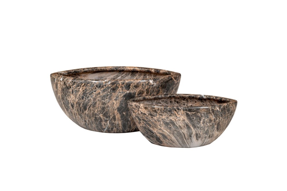 ΚΕΡΑΜΙΚΟ ΟΒΑΛ ΚΑΣΠΩ ΣΕΤ 2 ΕΦΕ ΣΚΟΥΡΟΥ ΜΑΡΜΑΡΟΥ 21X46X20 16X35X14 ΚΕΡΑΜΙΚΟ ΟΒΑΛ ΚΑΣΠΩ ΣΕΤ 2 ΕΦΕ ΣΚΟΥΡΟΥ ΜΑΡΜΑΡΟΥ 21X46X20 16X35X14