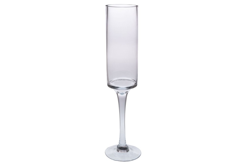 ΔΙΑΦΑΝΟ ΒΑΖΟ ΜΕ ΠΟΔΙ Φ 10Χ50 ΕΚ