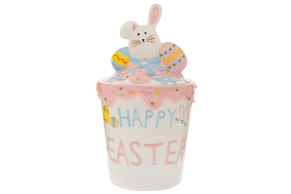 ΡΟΖ ΚΕΡΑΜΙΚΗ ΜΠΙΣΚΟΤΙΕΡΑ ΜΕ ΛΑΓΟ 18Χ18Χ32ΕΚ