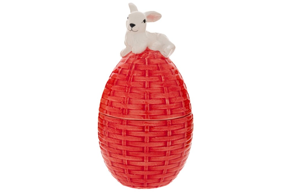 ΚΕΡΑΜΙΚΟΣ ΛΑΓΟΣ ΜΕ ΚΟΚΚΙΝΟ ΑΥΓΟ ΜΕ ΚΑΠΑΚΙ 14Χ14Χ26ΕΚ