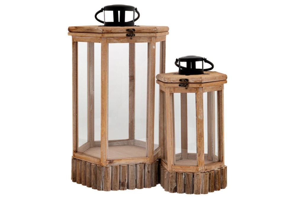 ΣΕΤ 2 ΦΑΝΑΡΙ ΑΝΟΙΧΤΟ ΚΑΦΕ ΞΥΛΙΝΟ ΕΞΑΓΩΝΟ ΜΕ ΜΑΥΡΟ ΧΕΡΟΥΛΙ 33Χ28,5Χ56 22,5Χ19,5Χ40ΕΚ ΣΕΤ 2 ΦΑΝΑΡΙ ΑΝΟΙΧΤΟ ΚΑΦΕ ΞΥΛΙΝΟ ΕΞΑΓΩΝΟ ΜΕ ΜΑΥΡΟ ΧΕΡΟΥΛΙ 33Χ28,5Χ56 22,5Χ19,5Χ40ΕΚ