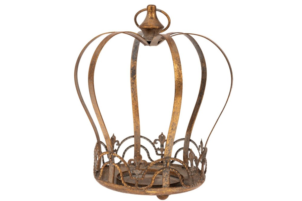 ΧΡΥΣΟ ΜΕΤΑΛΛΙΚΟ ΚΗΡΟΠΗΓΙΟ ΚΟΡΩΝΑ 25Χ22Χ29ΕΚ