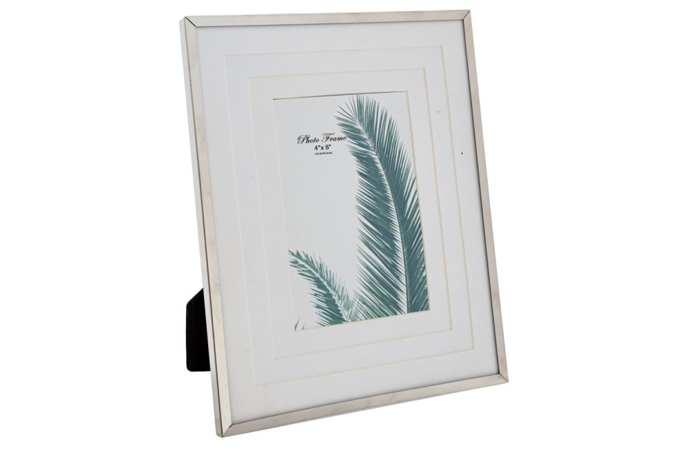 ΑΣΗΜΙ ΜΕΤΑΛΛΙΚΗ ΚΟΡΝΙΖΑ 10Χ15 ΕΚ ΜΕ ΦΑΡΔΥ ΛΕΥΚΟ ΠΛΑΙΣΙΟ