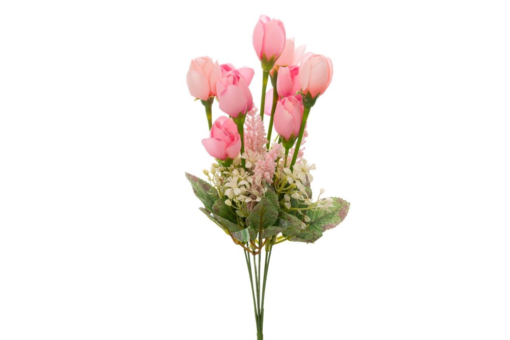 ΡΟΖ ΜΠΟΥΚΕΤΟ ΜΕ 7 ΤΟΥΛΙΠΕΣ 40ΕΚ